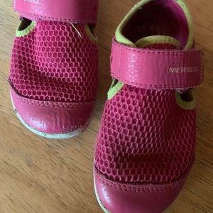 Toddler girls Merrell shoes size 9